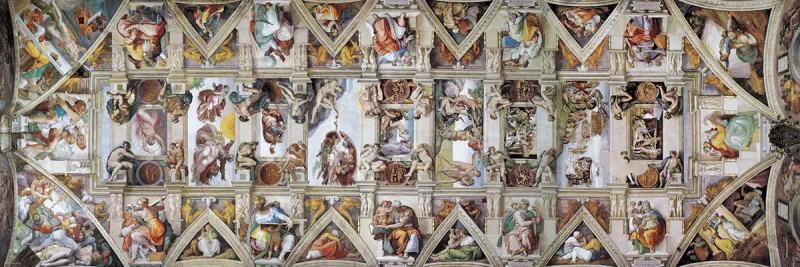 The Sistine Chapel Ceiling by Michelangelo