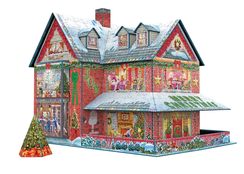 3D Puzzle - Christmas House