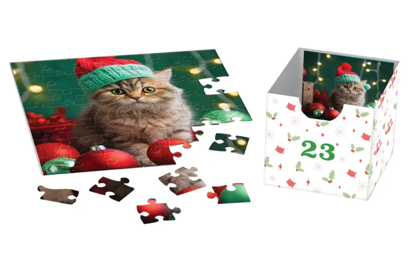 Advent Calendar - Christmas Whiskers - 24 Puzzles