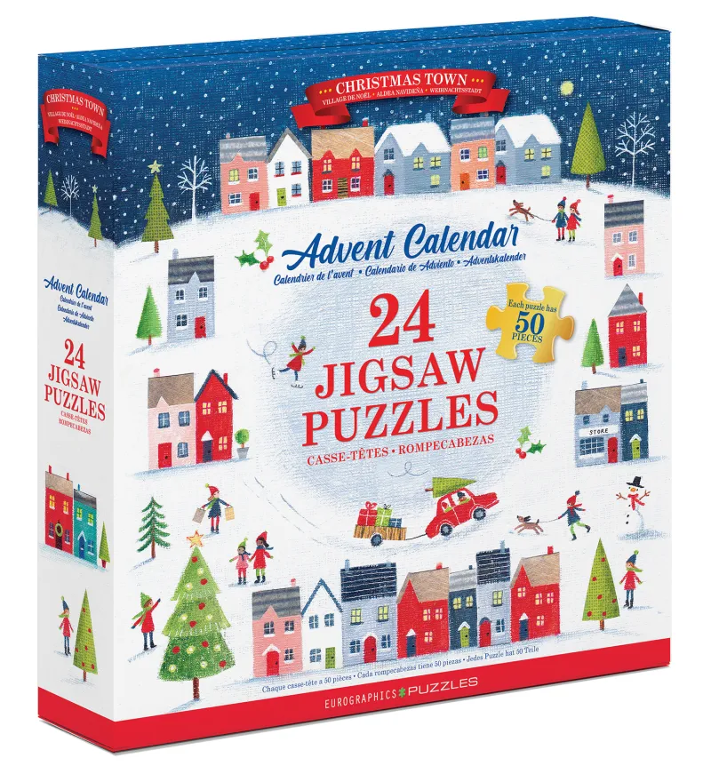 Advent Calender - Christmas Town - 24 Puzzles