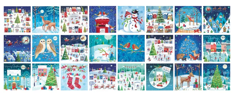 Advent Calender - Christmas Town - 24 Puzzles