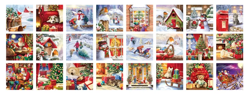 Advent Calendar - Christmas Memories - 24 Puzzles