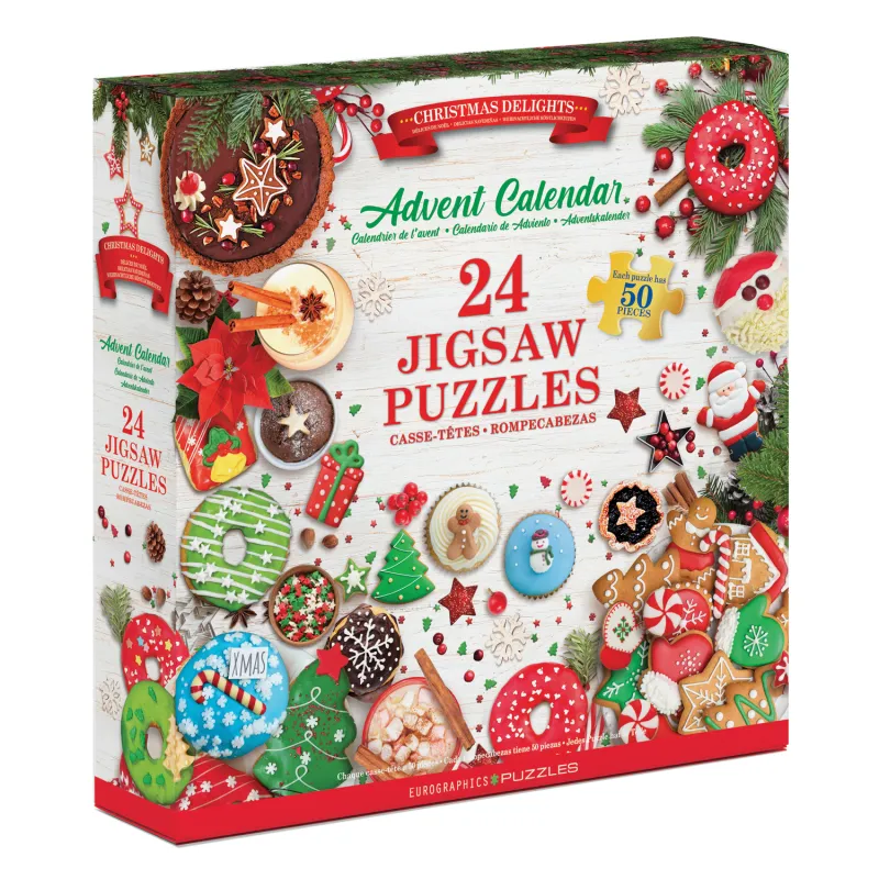 Advent Calendar - Christmas Delights - 24 Puzzles