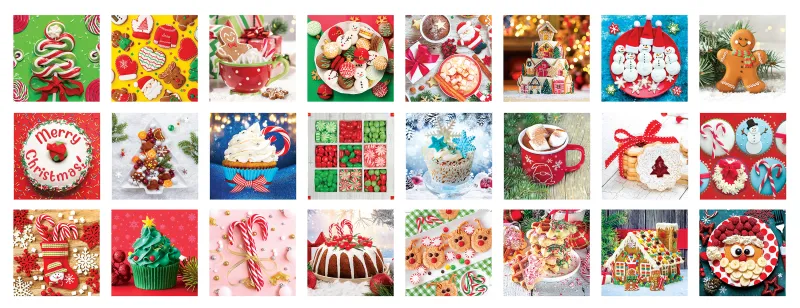 Advent Calendar - Christmas Delights - 24 Puzzles
