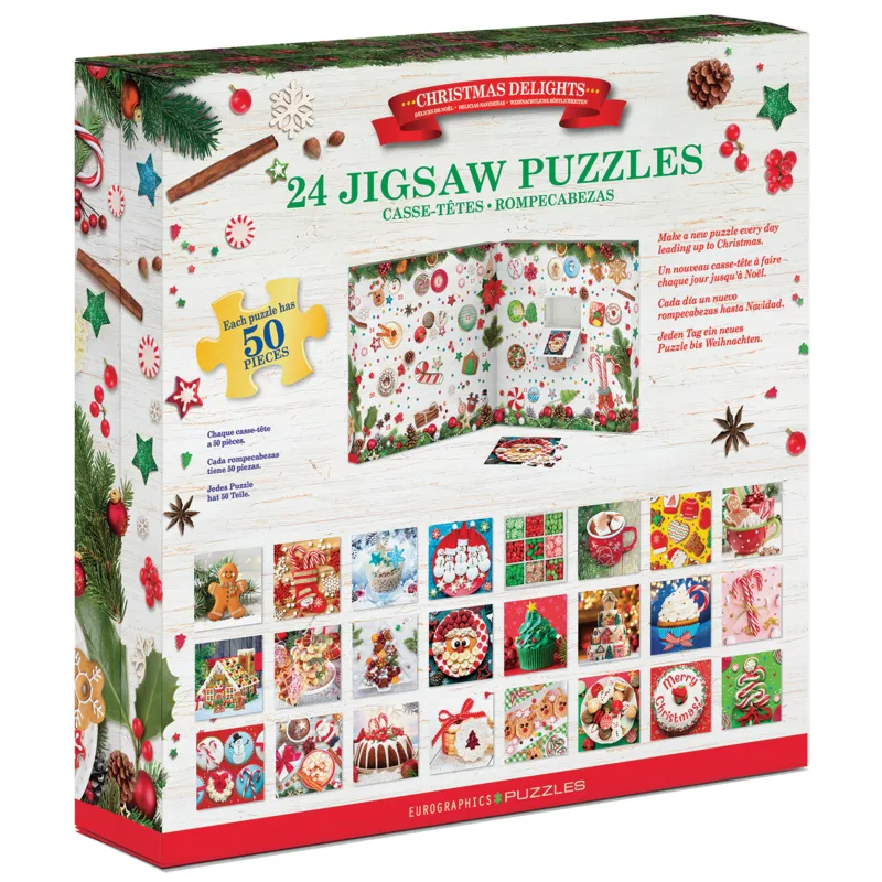 Advent Calendar - Christmas Delights - 24 Puzzles