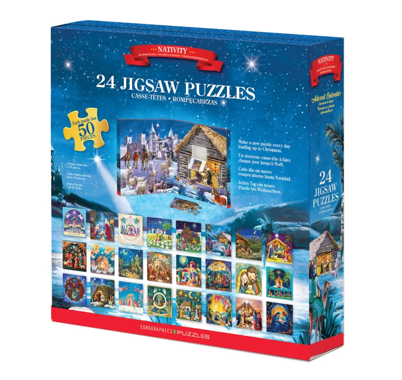 Advent Calendar - Nativity - 24 Puzzles