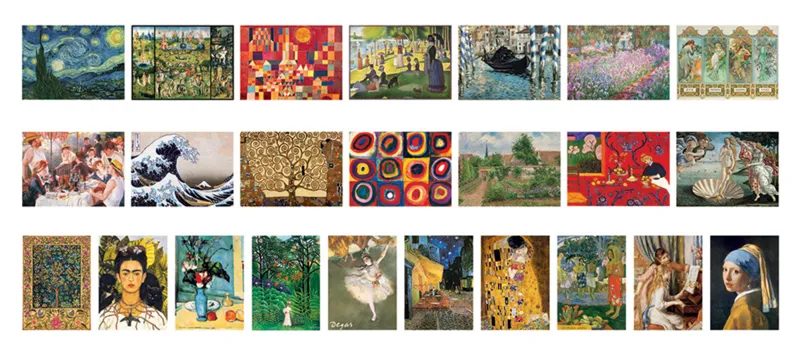 Puzzle Advent Calendar - Fine Art Christmas