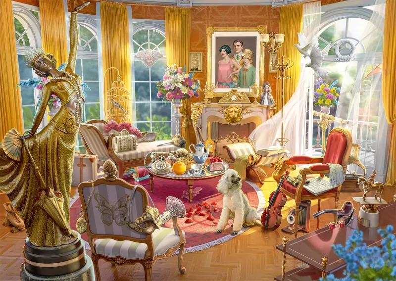 Parlor of the Orchid Estate
