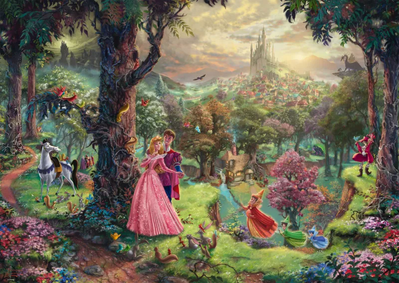 Thomas Kinkade - Disney, The Sleeping Beauty