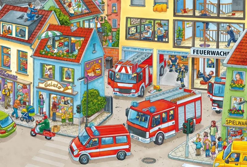 3 Puzzles - Pompiers
