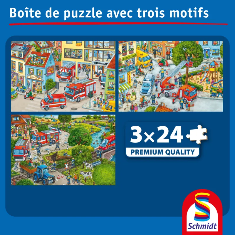 3 Puzzles - Pompiers