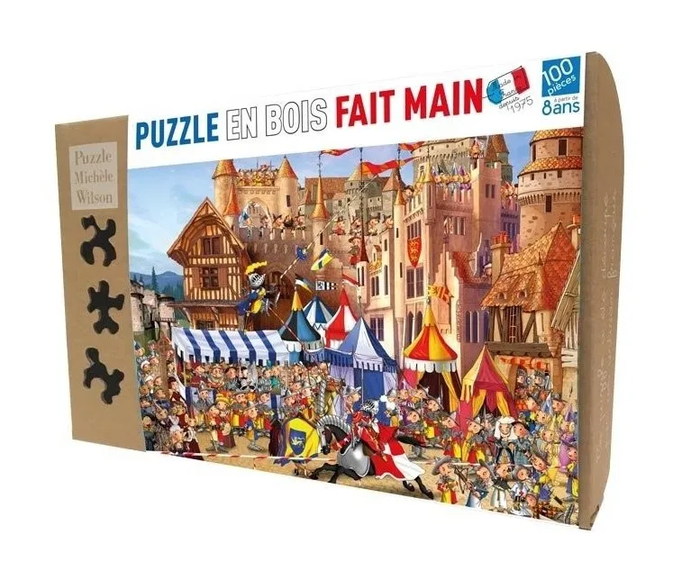 Handgeschnittenes Holzpuzzle - François Ruyer - Tournament