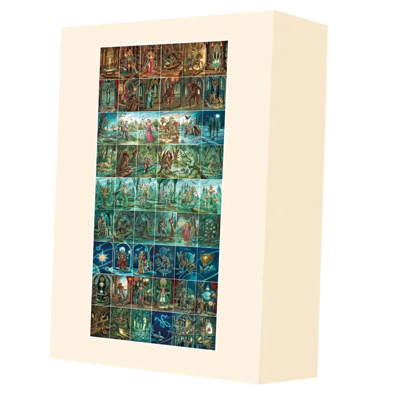 Handgeschnittenes Holzpuzzle - Arot Des Labyrinths