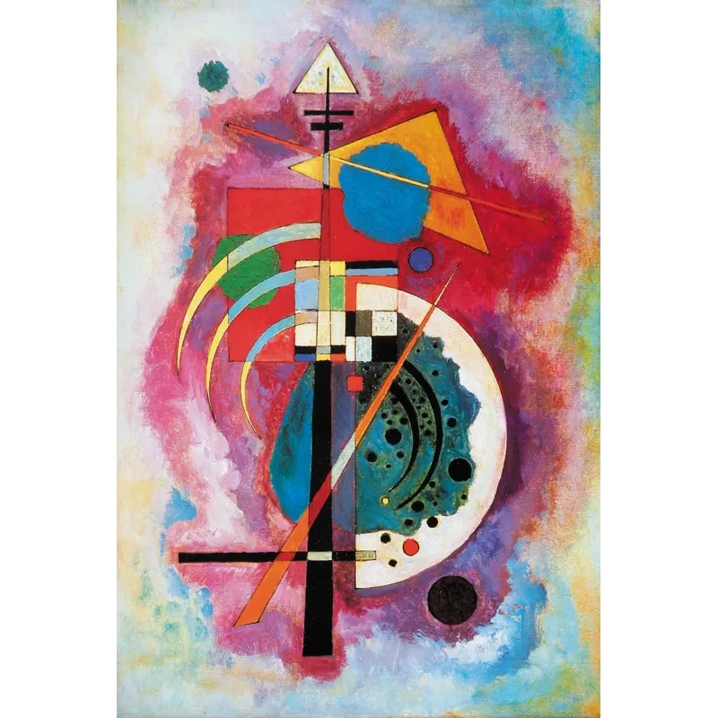 Handgeschnittenes Holzpuzzle - Kandinsky