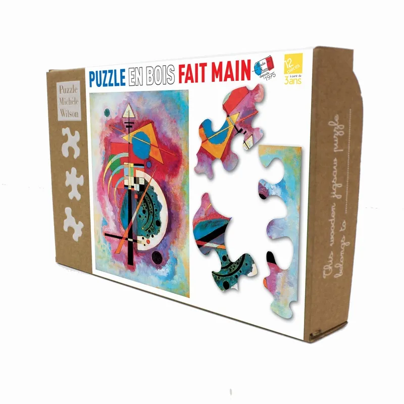 Handgeschnittenes Holzpuzzle - Kandinsky