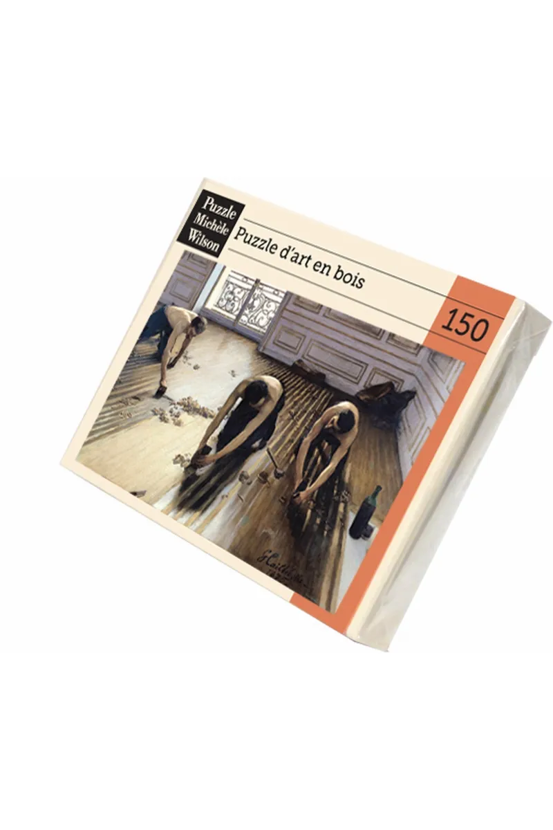 Handgeschnittenes Holzpuzzle - Gustave Caillebotte: Die Parkettabzieher