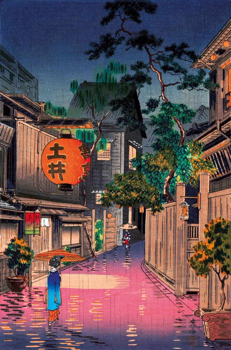 Handgeschnittenes Holzpuzzle - Soirée Ushigome