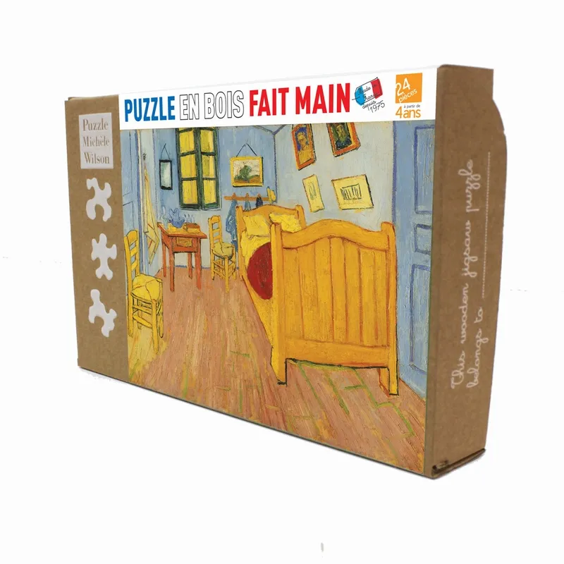 Handgeschnittenes Holzpuzzle - Vincent Van Gogh - Das Zimmer In Arles
