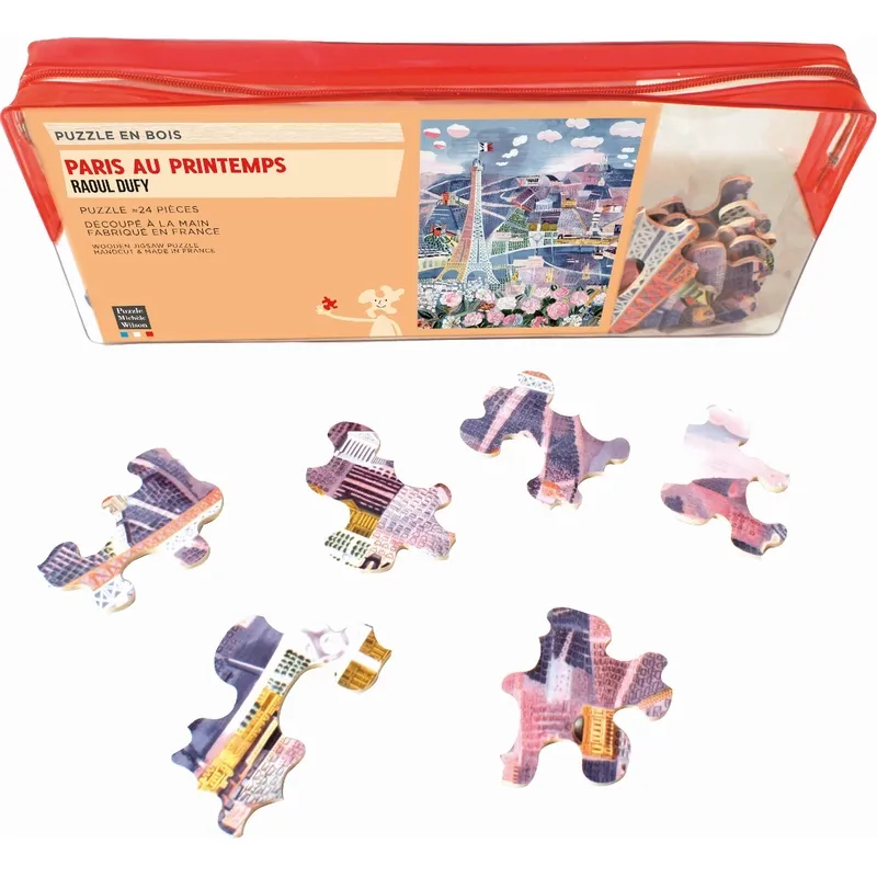Handgeschnittenes Holzpuzzle - Raoul Dufy: Paris Im Frühling
