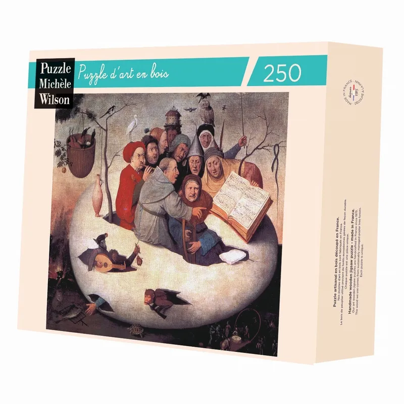 Handgeschnittenes Holzpuzzle - Bosch - Concert In The Egg