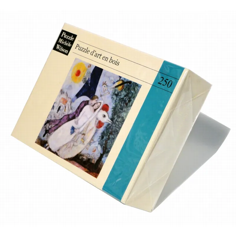 Handgeschnittenes Holzpuzzle - Marc Chagall - Les Fiancés