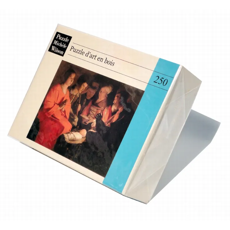 Handgeschnittenes Holzpuzzle - Georges De La Tour: Anbetung Der Schäfer