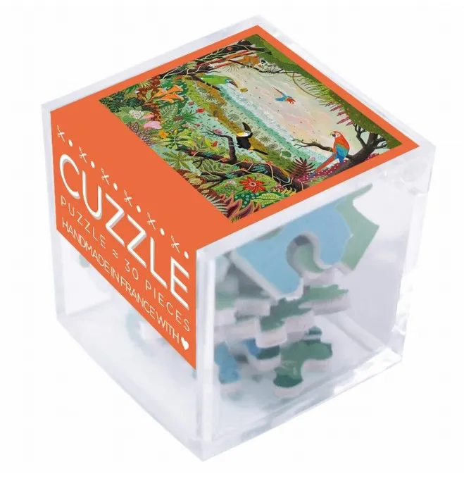 Handgeschnittenes Holzpuzzle - Alain Thomas: Jungle