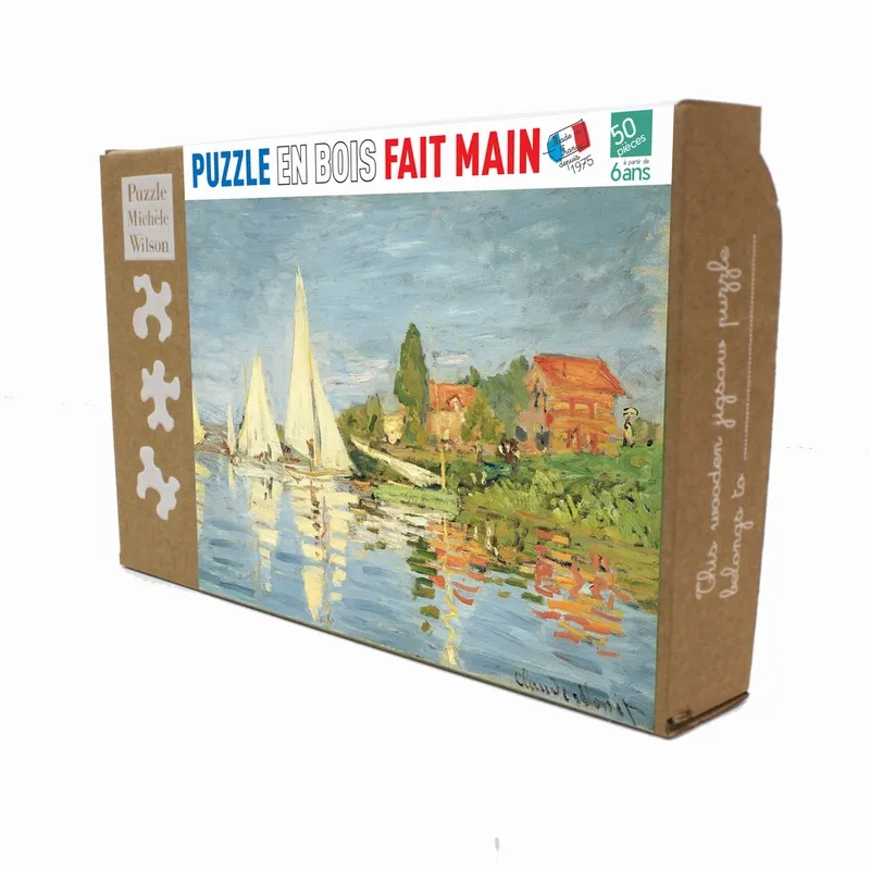 Handgeschnittenes Holzpuzzle - Claude Monet