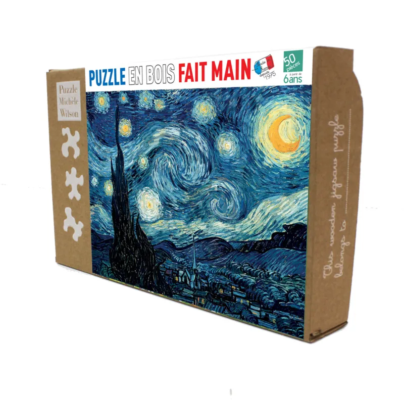 Handgeschnittenes Holzpuzzle - Vincent Van Gogh