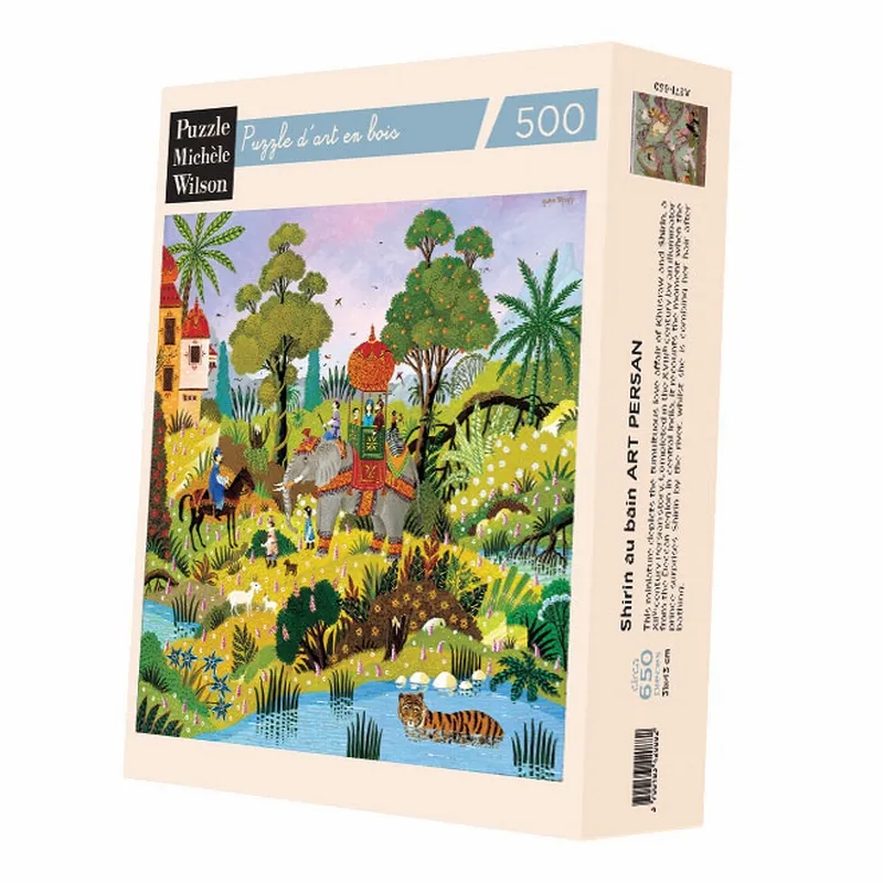 Handgeschnittenes Holzpuzzle - Alain Thomas