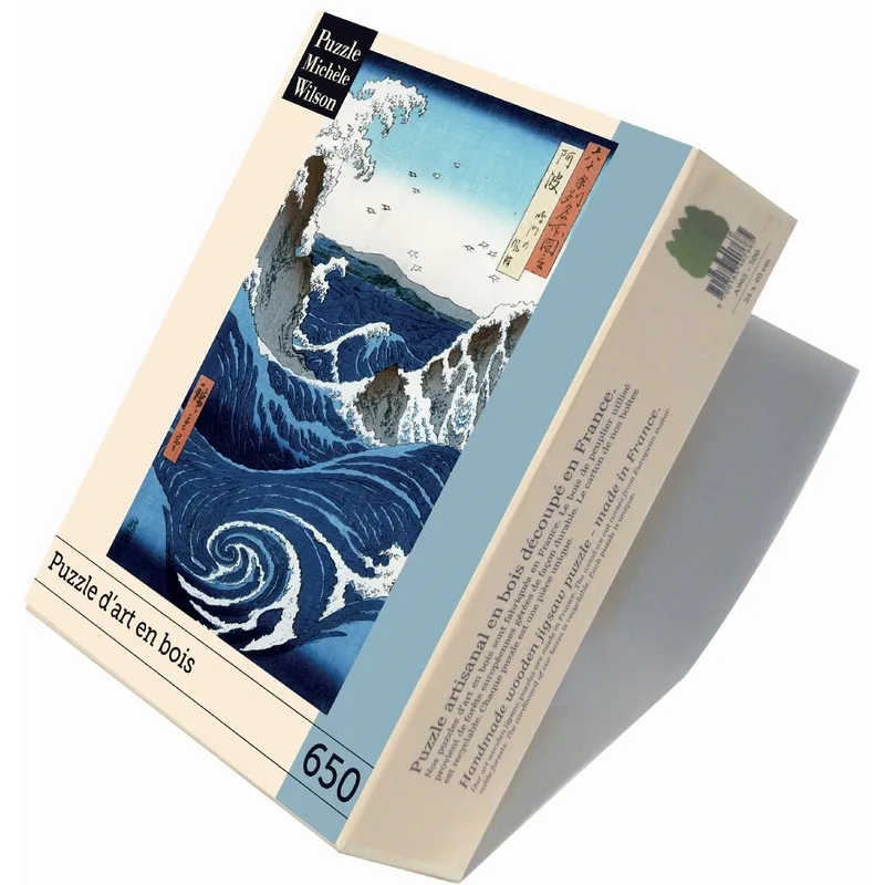 Handgeschnittenes Holzpuzzle - Naruto: Wellen