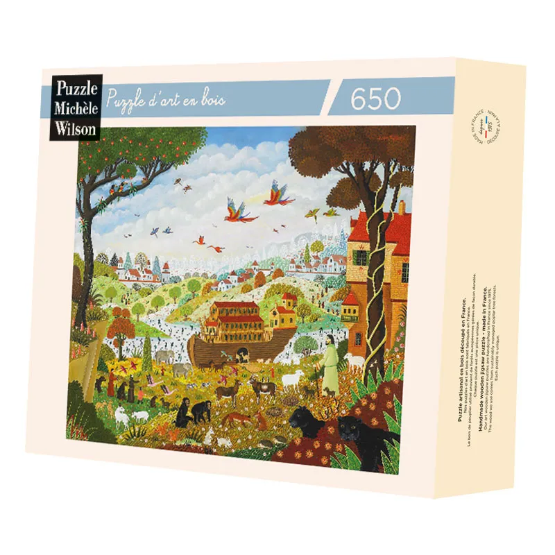 Handgeschnittenes Holzpuzzle - Noah'S Ark