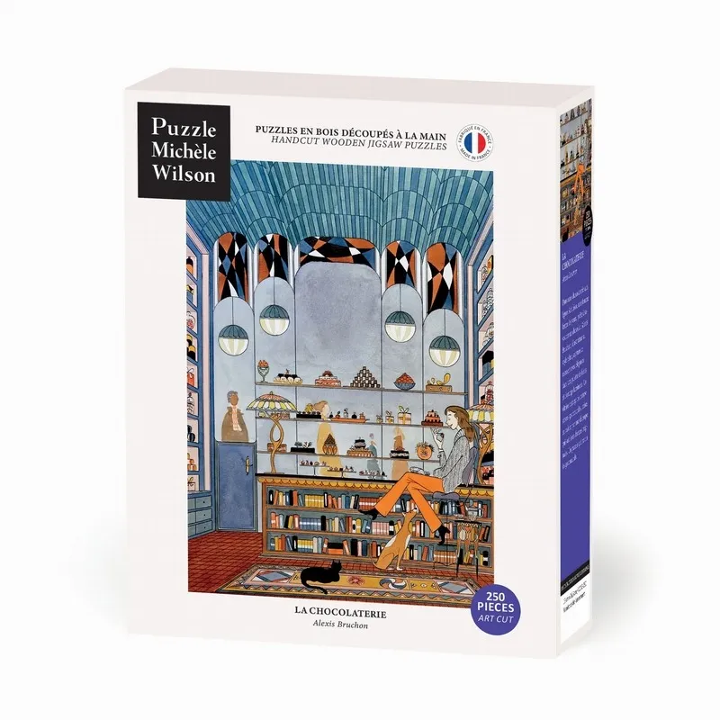 Hand-cut wooden puzzle - The Chocolate Factory