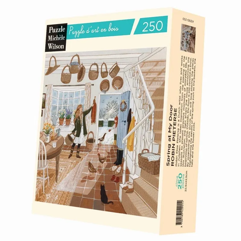 Hand-cut wooden puzzle - Spring At My Doorstep