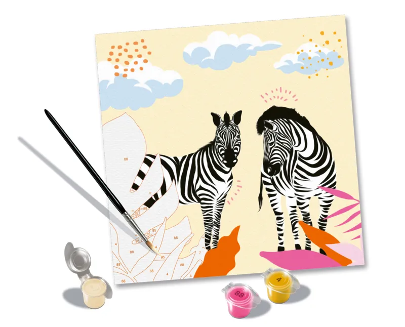 Paint by Number - CreArt - Zebra - Jolane Edition