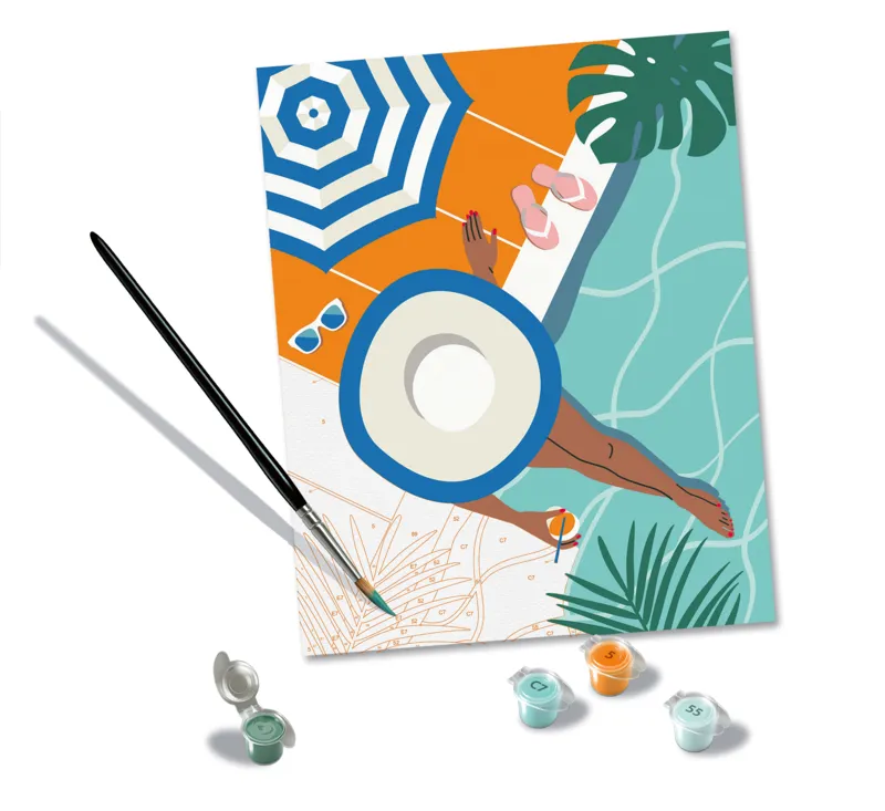 Paint by Number - CreArt - Pool Time