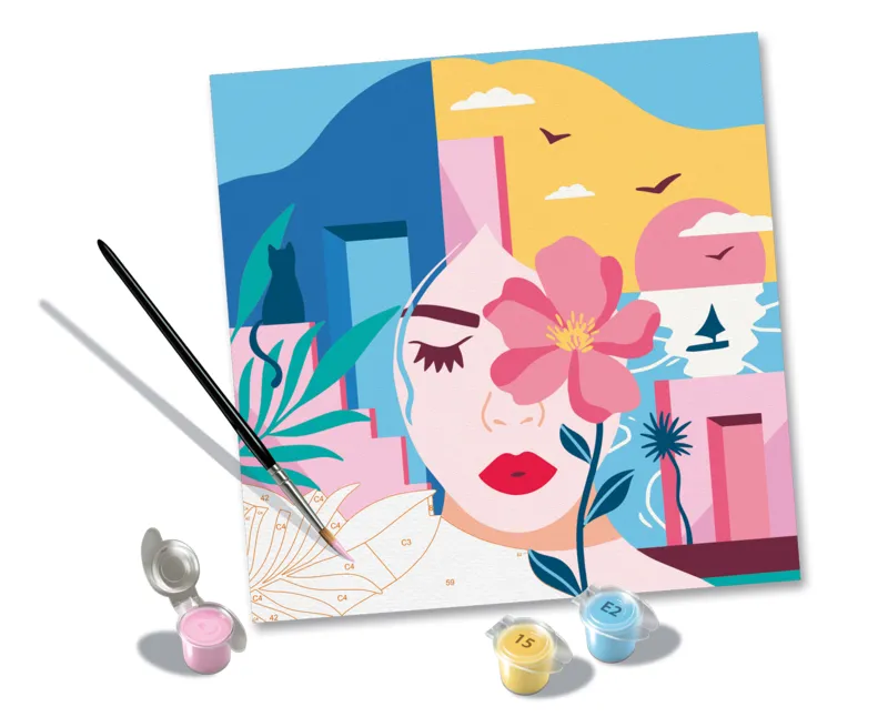 Paint by Number - CreArt - Dreaming Woman - Marion Blanc