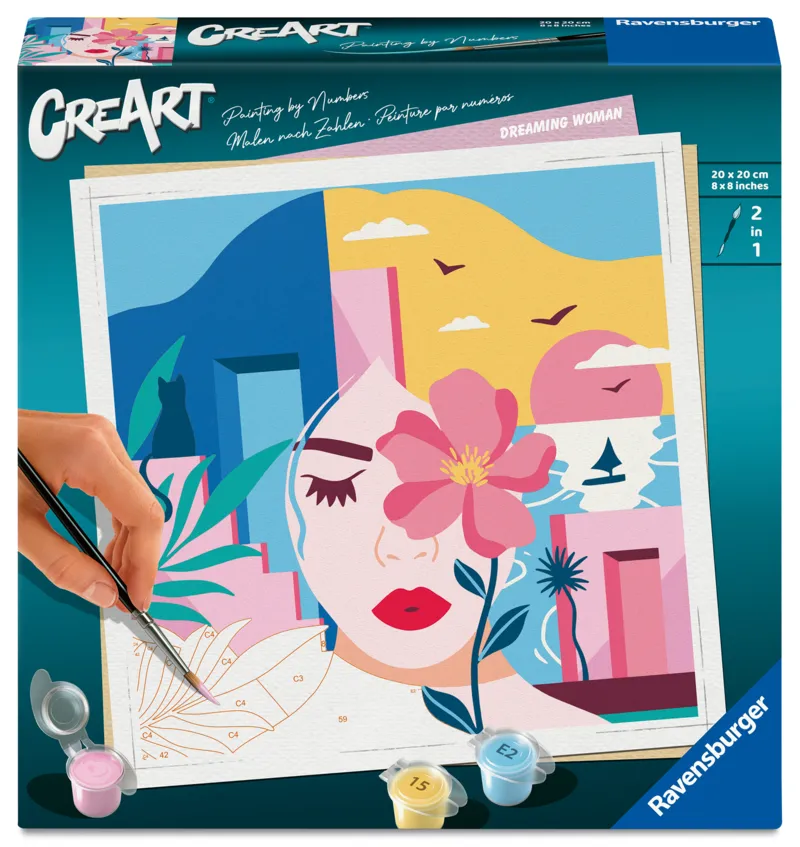 Paint by Number - CreArt - Dreaming Woman - Marion Blanc