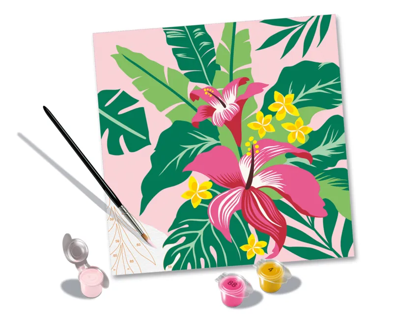 Paint by Number - CreArt - Tropical Plants