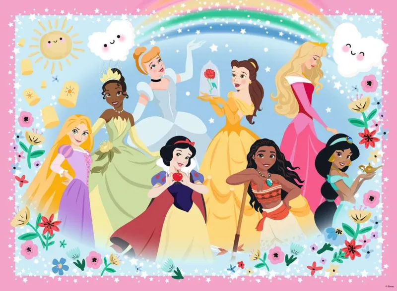 XXL Pieces - Disney Princess - Glitter Puzzle