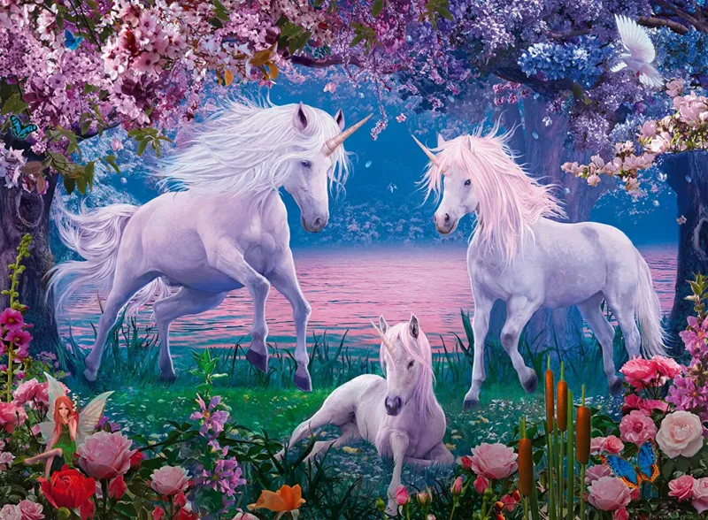 XXL Pieces - Unicorns - Ravensburger - 100 pieces | jigsawpuzzle…
