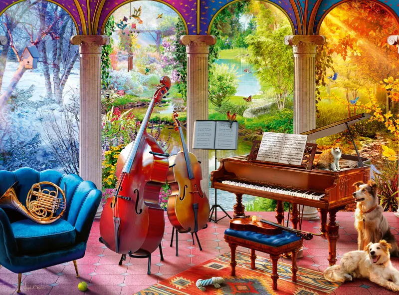 Wellness & Puzzle - The 4 Seasons In Music