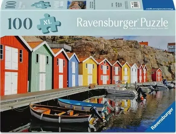 XXL Pieces - Feel Well & Puzzle - Colorful Houses In Sweden