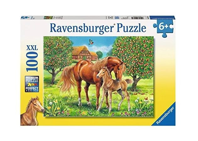 XXL Jigsaw Puzzle - Horse Happiness in the Meadow