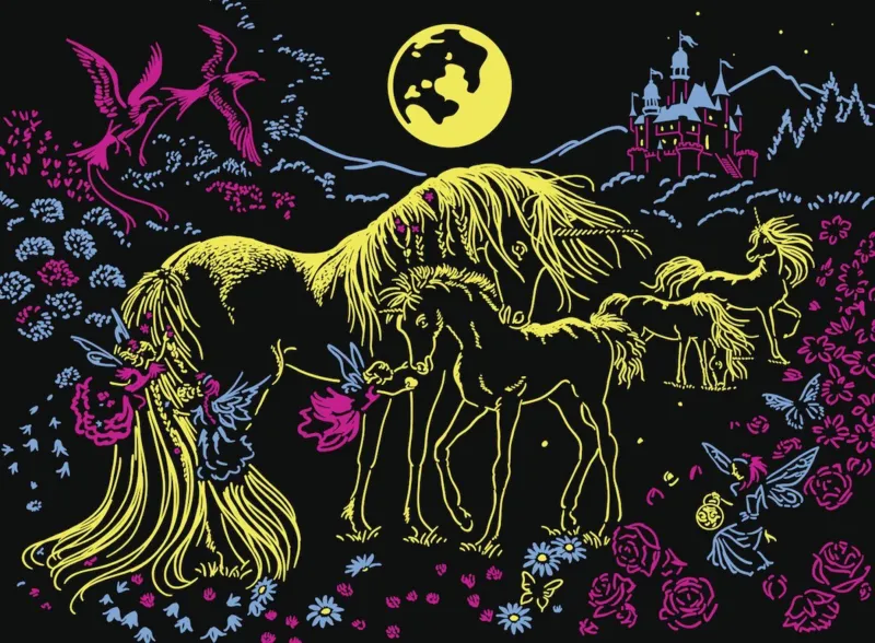 Unicorns in the Moonlight