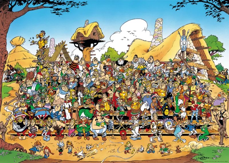 Jigsaw Puzzle - 1000 Pieces - Asterix and Obelix : Family Picture