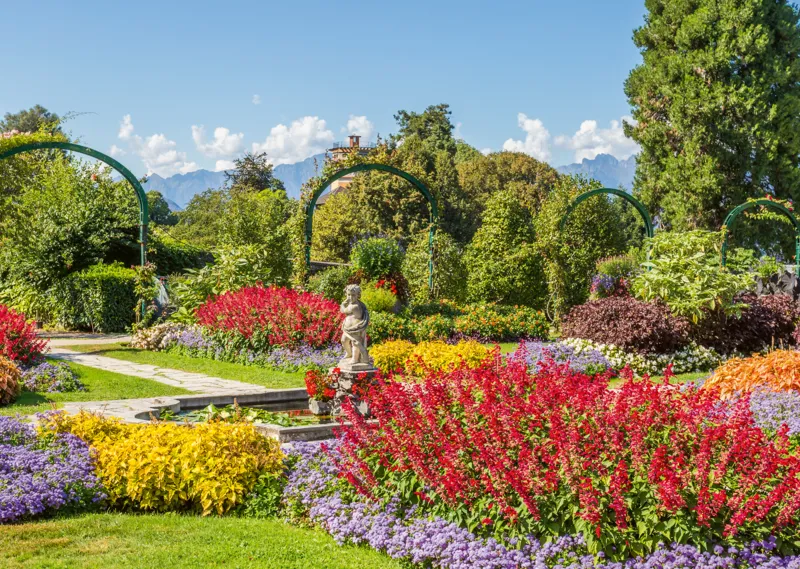 Park of Villa Pallavicino, Stresa, Italy
