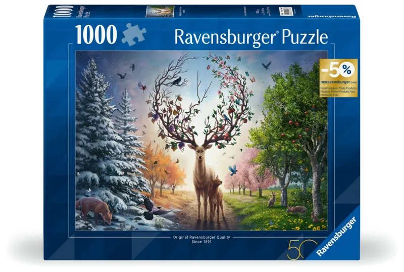 The Magical Stag and the Four Seasons