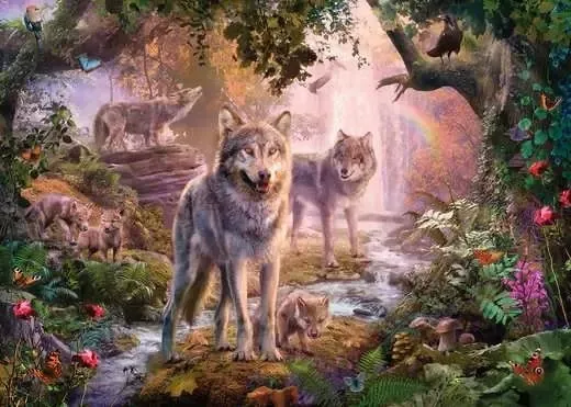 The Wolf Family In Summer