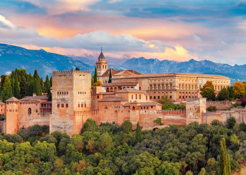 The Alhambra Palace In Granada